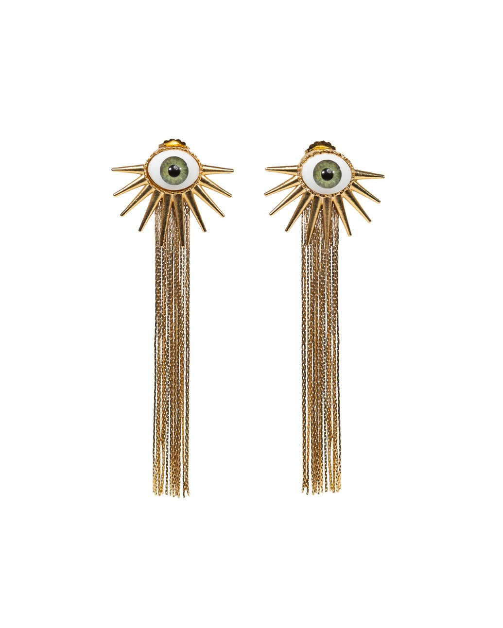 Guardian spikes waterfall earrings