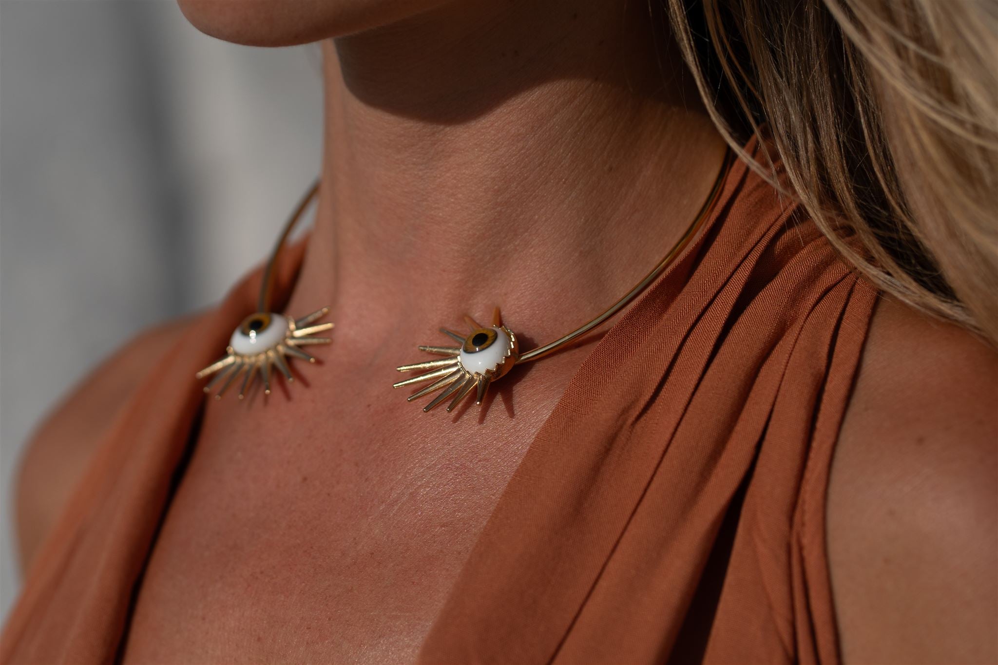 Guardian Spikes Inverted Necklace